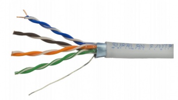 Кабель UTP 5E 2x2xAWG24, 305м, медь, test 100м, ELETEC