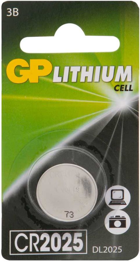 Батарея GP Lithium CR2025 (1шт/уп)
