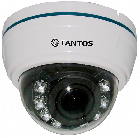 Tantos TSc - Di960pAHDv (2.8 - 12) 1.3Mp Купольная видеокамера, AHD, 1/3&quot; SONY Exmor CMOS Sensor (IMX225), 1280х960, 0.01лк, ИК - подсветка до 20м, DC12V, 300мA, от - 15°С до +60°С, IP54