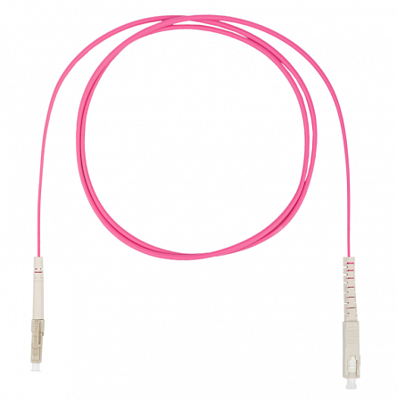 DATAREX LC-SC симплекс (simplex) OM4, нг(А)-HF, маджента, 1,0 м Шнур оптический коммутационный (патч-корд)