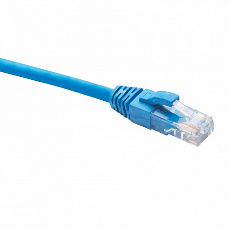 DATAREX RJ45-RJ45 U/UTP Cat.5e LSZH нг(А)-HF (DR-181508) Патч-корд (коммутационный шнур), 1.5м, синий