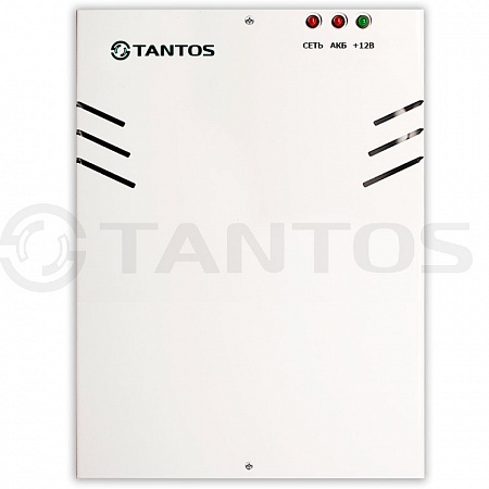 Tantos ББП-50 V.4 PRO (металл) Источник вторичного питания резервированный 12В, 5А, с фильтрацией от взаимного влияния потребителей по каждому каналу 12В при токе потребления одного канала не более 1А. Количество каналов: 4. Защита от глубокого разряда ак