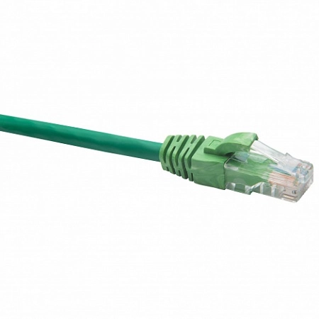 RJ45-RJ45 U/UTP Cat.5e LSZH нг(А)-HF (DR-181220), Патч-корд (коммутационный шнур), 10м, зеленый